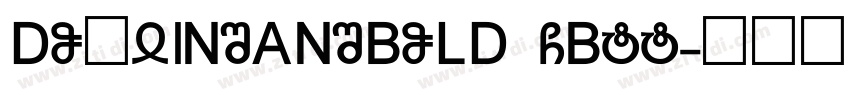 DOUYINSANSBOLD GBtt字体转换